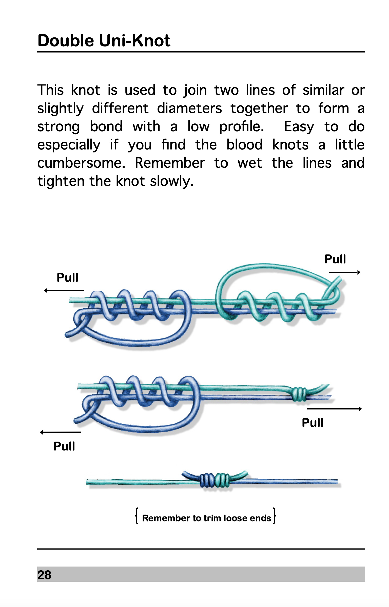 Fishing Knots Made Easy: A Step-by-Step Illustrated Pocket Guide